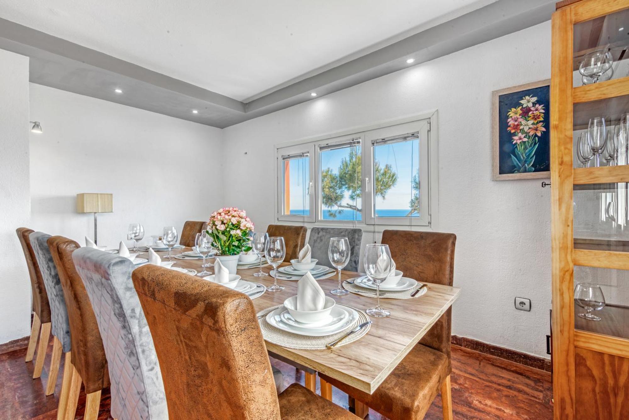 אלמריה Villa Infinity Sea Views I Pool I Bbq I Jacuzzi מראה חיצוני תמונה