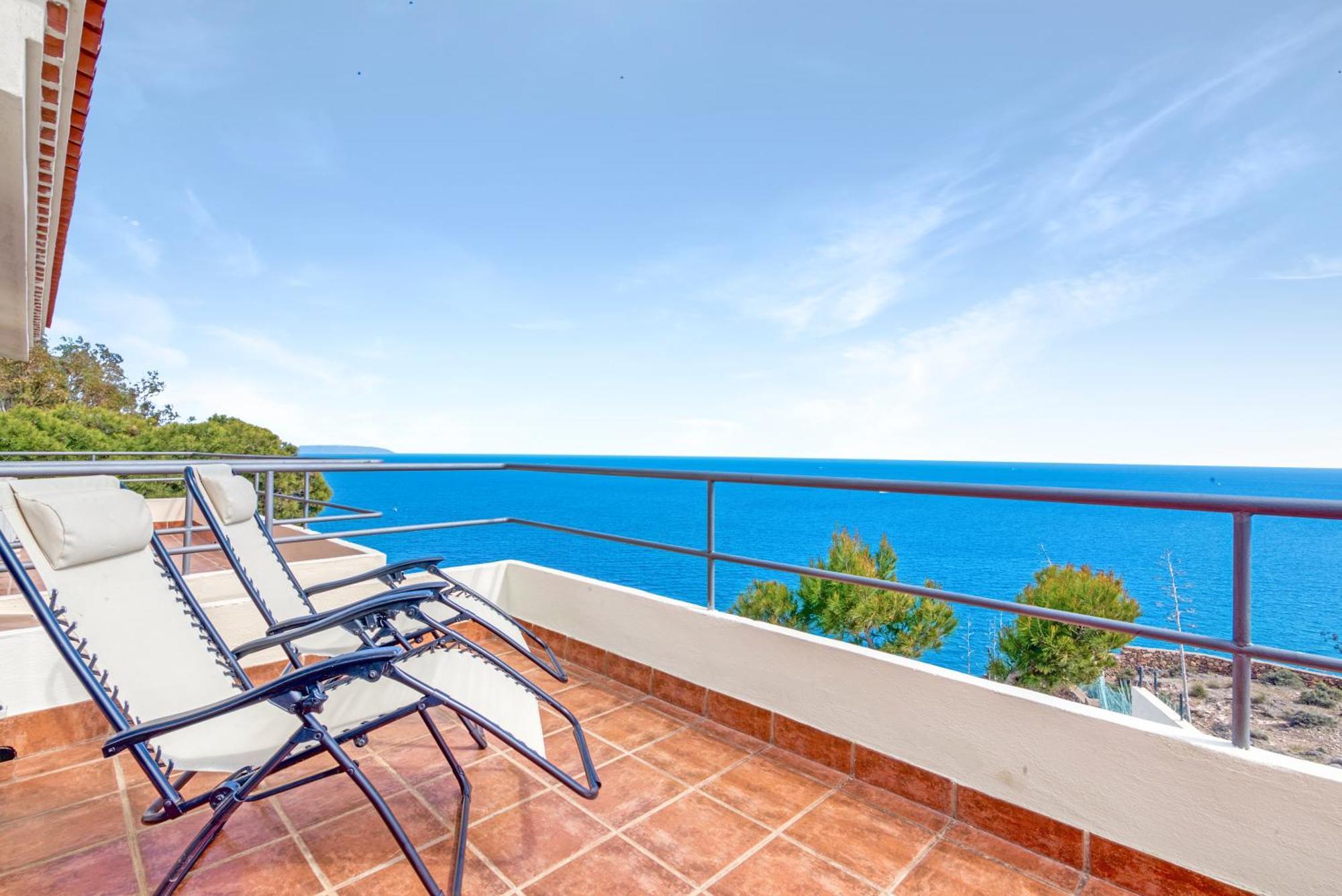 אלמריה Villa Infinity Sea Views I Pool I Bbq I Jacuzzi מראה חיצוני תמונה